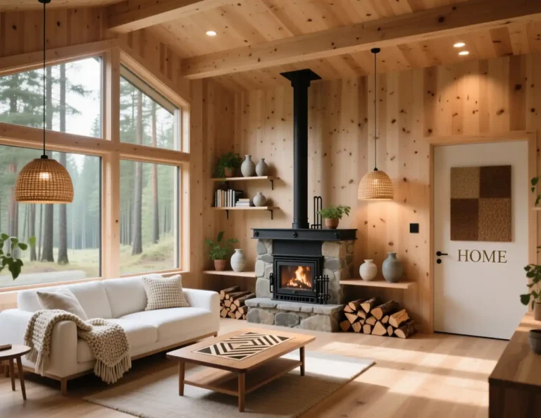 Wooden House Design Interior
