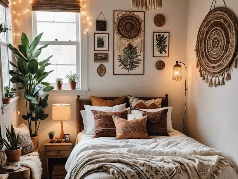 Earthy Bedroom Bohemian