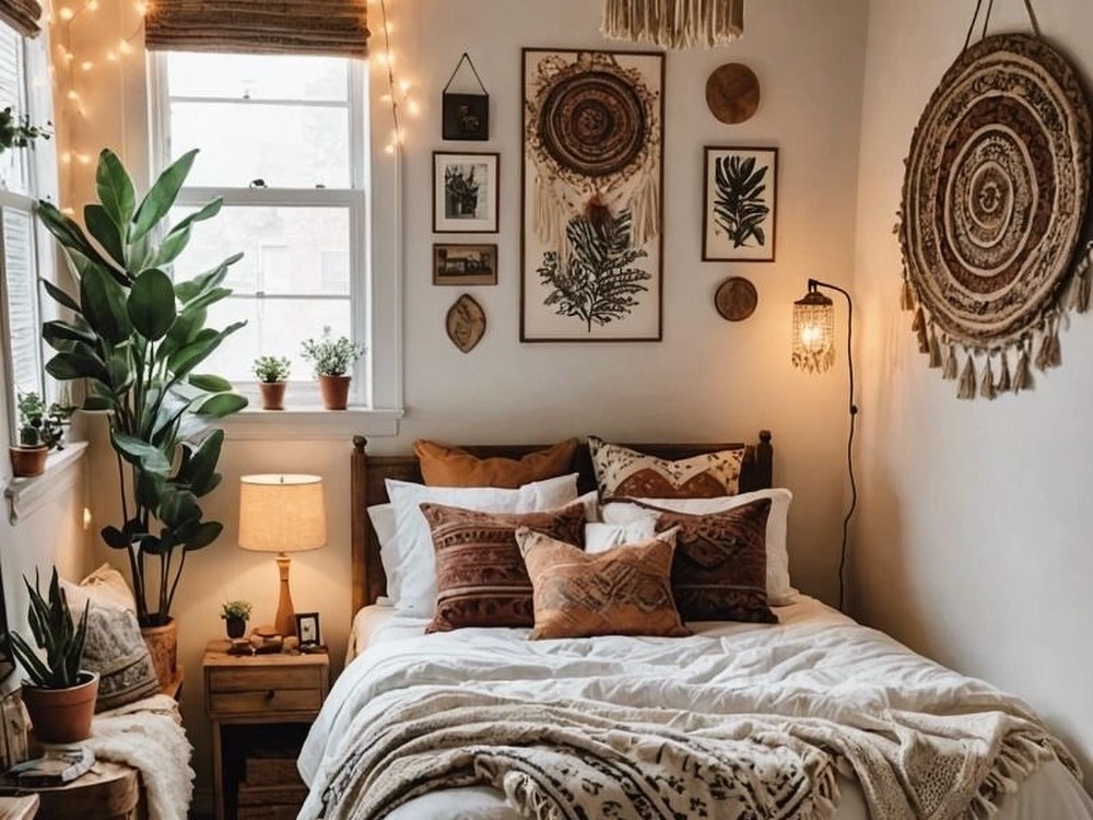 Earthy Bedroom Bohemian