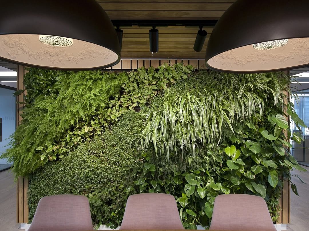 Artificial Green Wall Interior