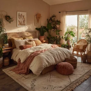 Earthy Boho Bedroom Ideas