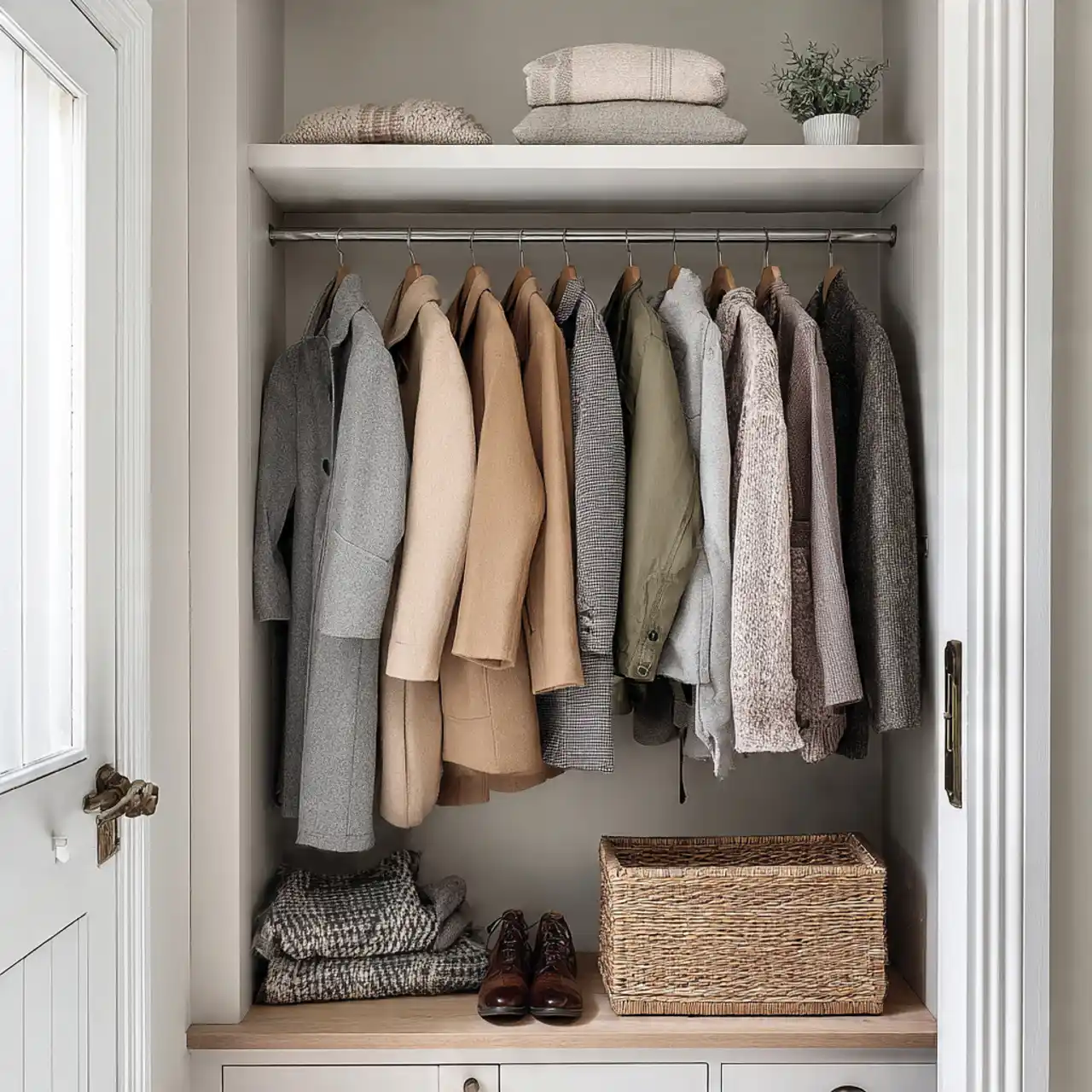 Coat Closet Organization Ideas