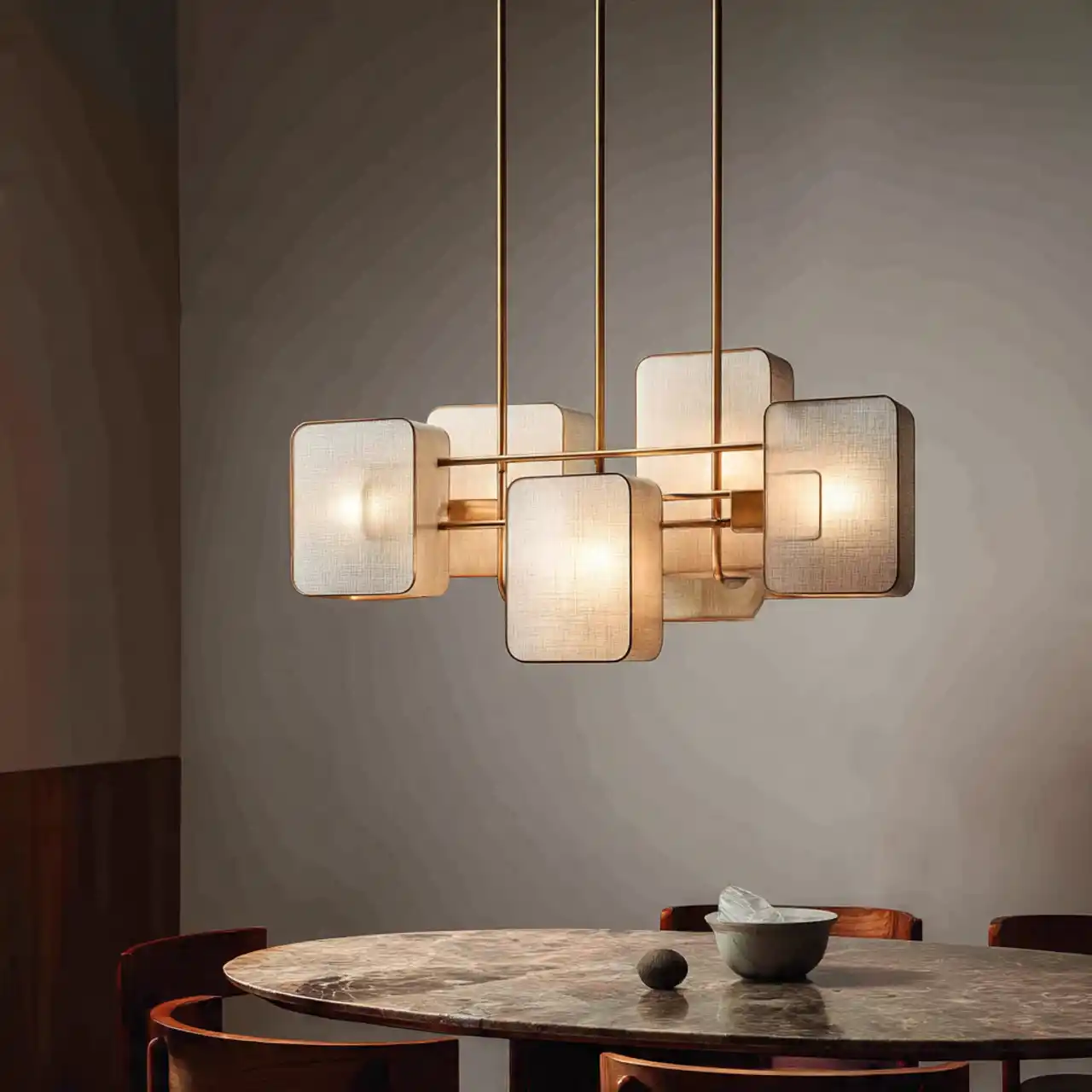 Elegant Japandi Lighting Design