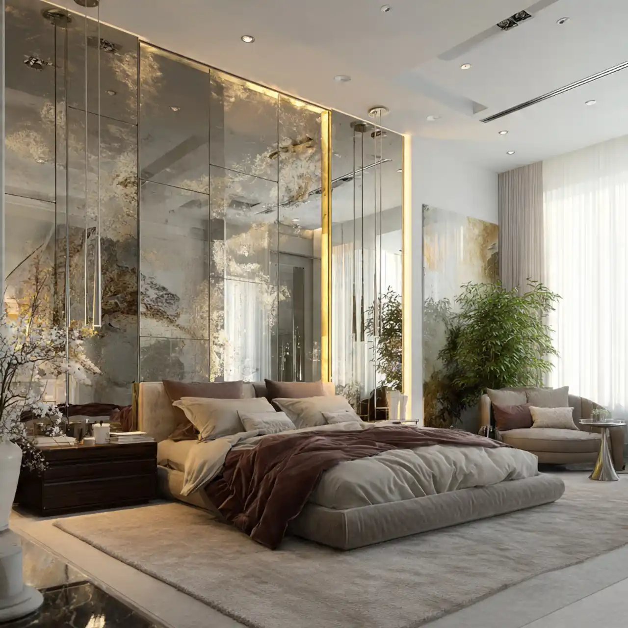 Mirror Wall Decor Bedroom Ideas
