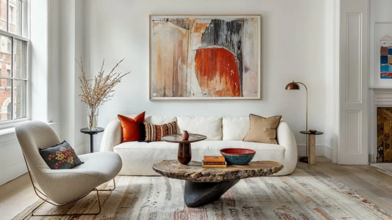 Wabi Sabi Living Room Interior