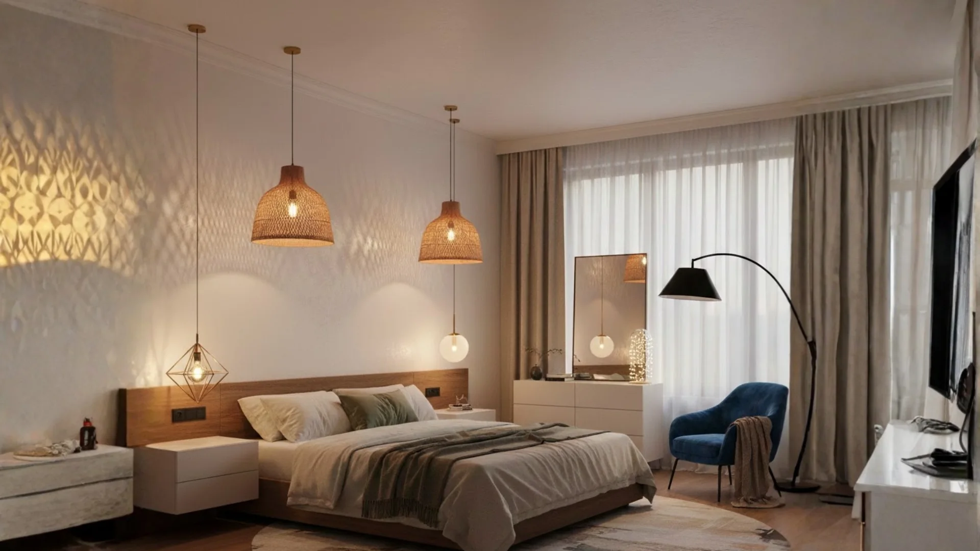 Bedroom Lighting Ideas Hanging