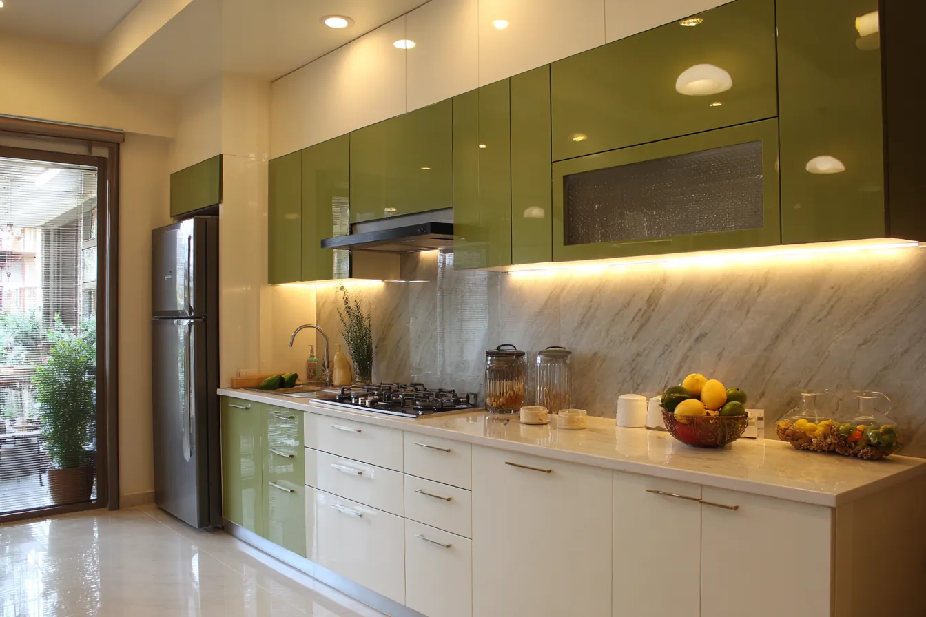 Kitchen Interior Colour Combination Ideas