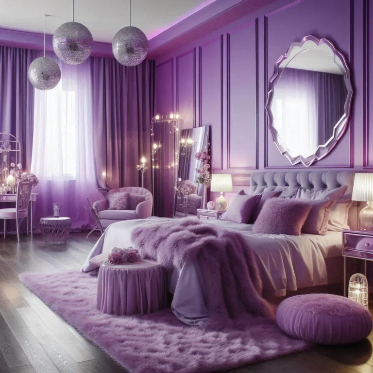Lavender Boho Bedroom Ideas