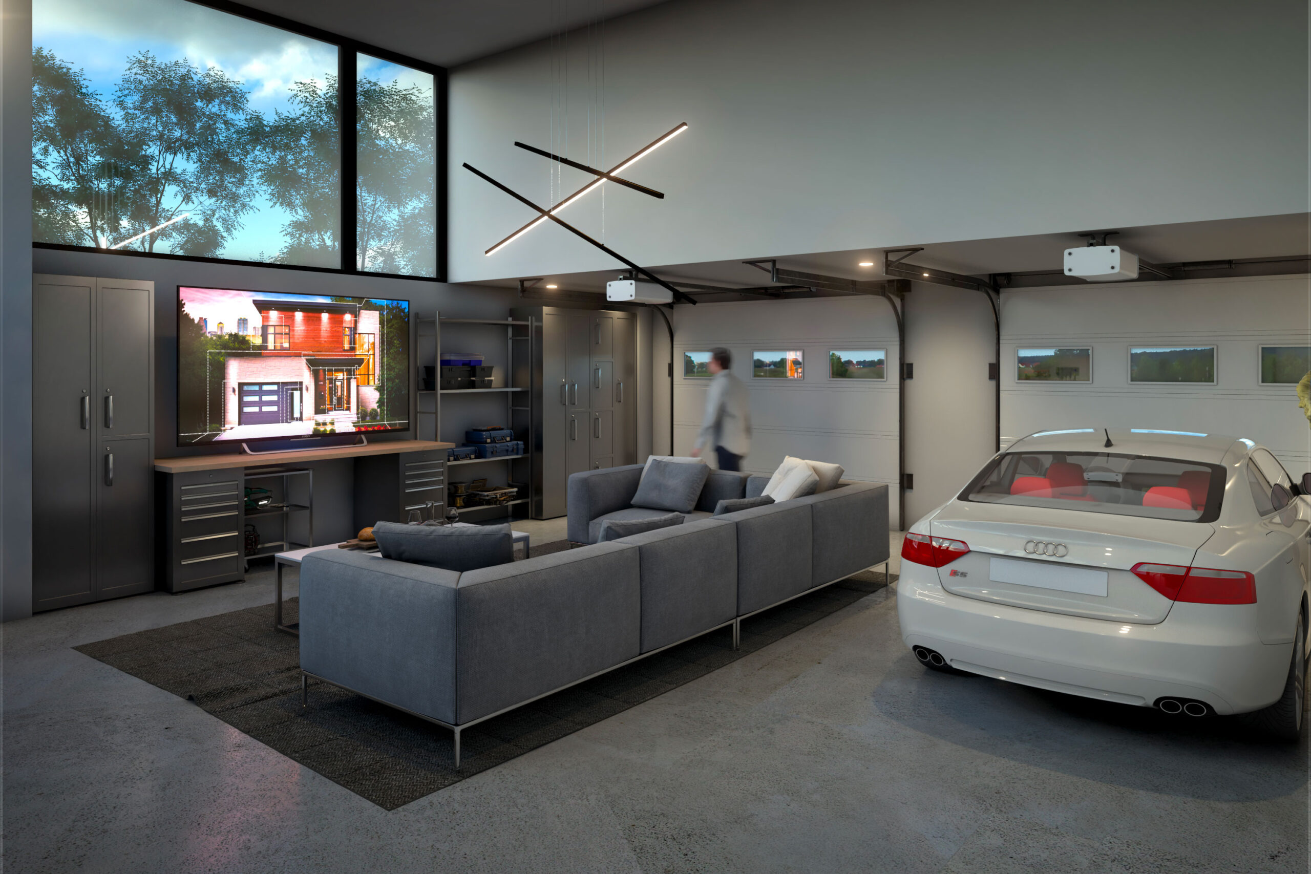 Garage Lounge Ideas